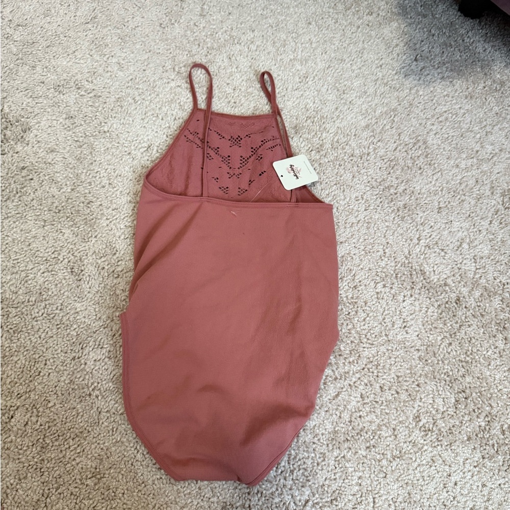 NWT Free People Intimately Womens Pink Solstice Bodysuit Size XS/S L68859 - Picture 5 of 8